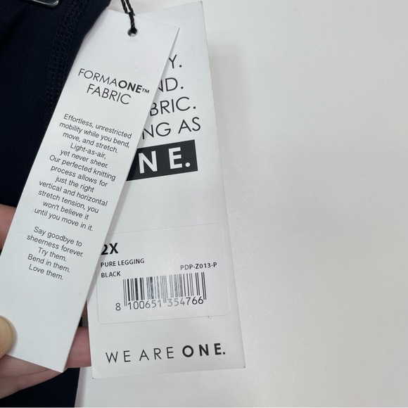 Glyder Black High Waist Pure Legging, 2XL - Picture 5 of 9